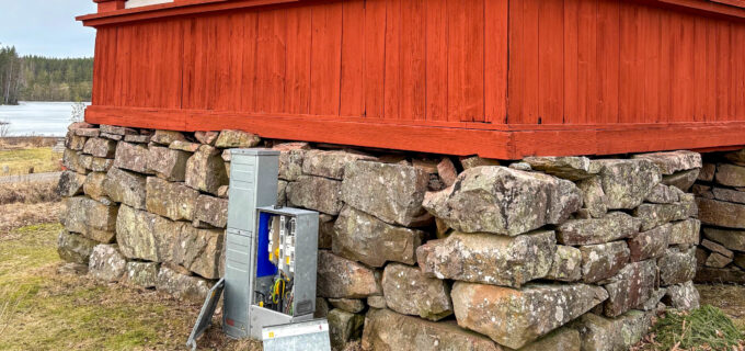 Elskåp vid klockstapeln i Norn