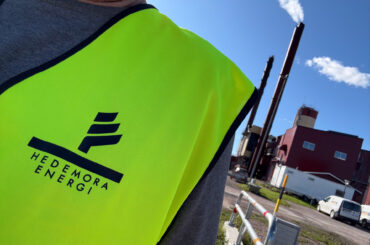 Underhåll vid kraftvärmeverket i Säter